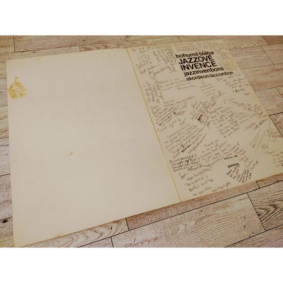 Jazzové Invence 1985 Accordion Vintage Sheet‎ Music Czech Panton Signed Ephemera - Picture 4 of 13